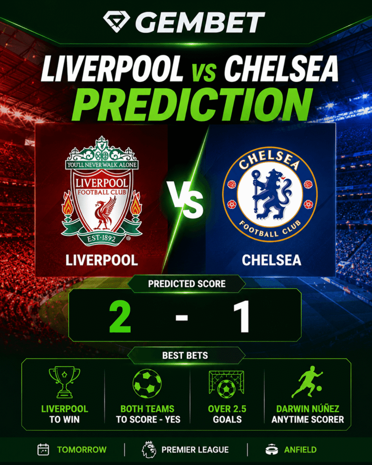 prediction liverpool vs chealsea